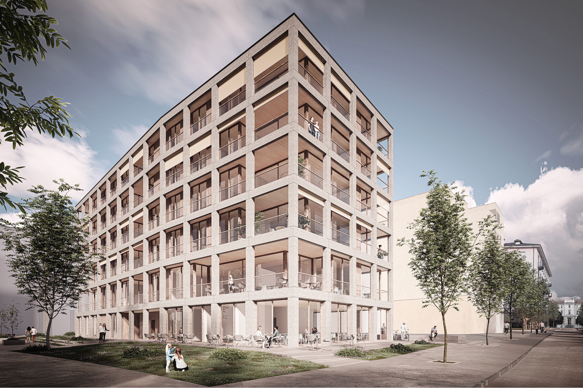 concorso di progettazione per la realizzazione di una cooperativa di abitazione nel centro di Lugano